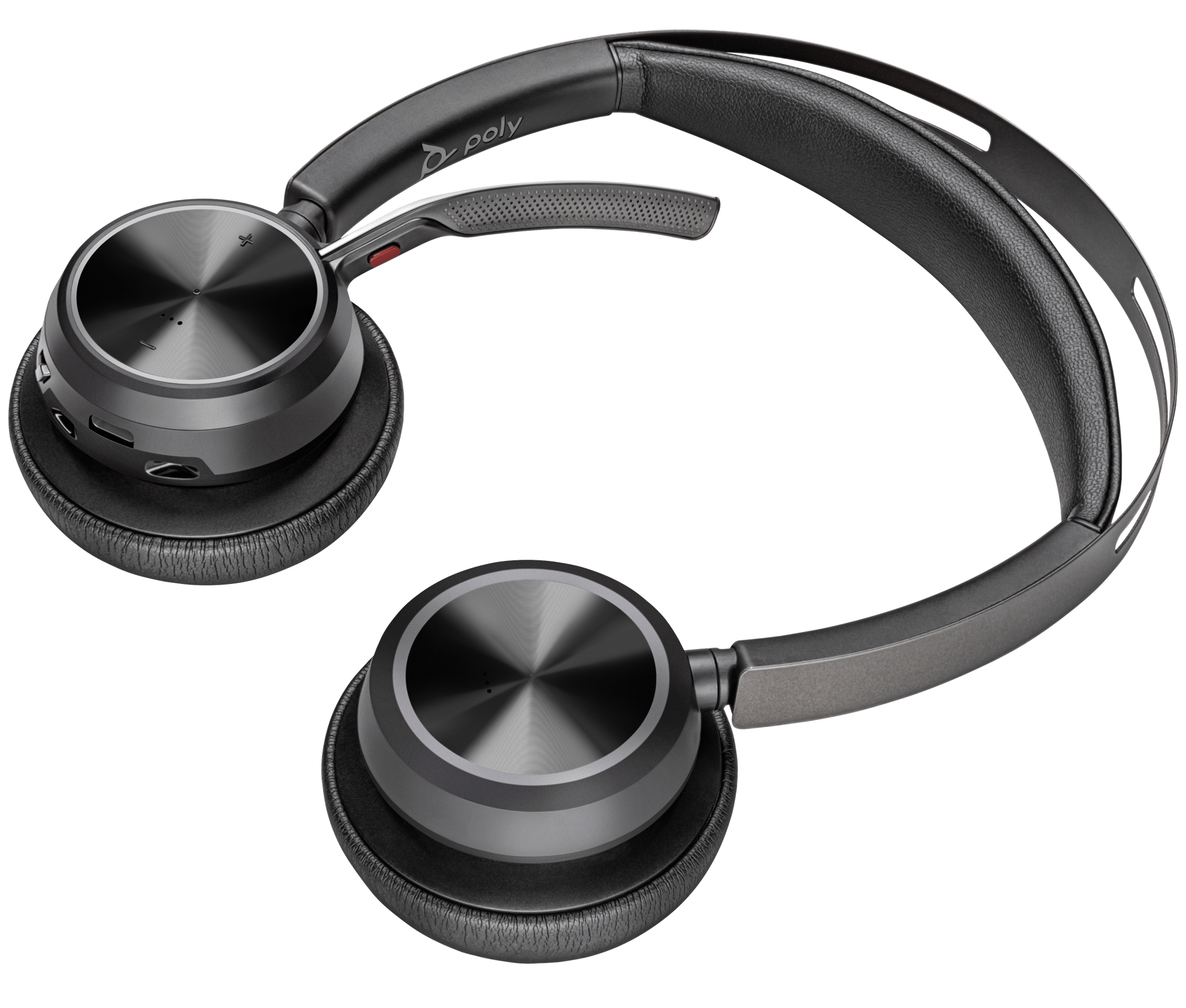 Poly_Voyager_Focus_2_USB-C_Black_Headset_Hero_GreyBG_M2869463